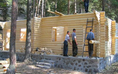 Construction Log Cabine of Kızılcıhamam-Turkey house, https://eco-log-house.com/