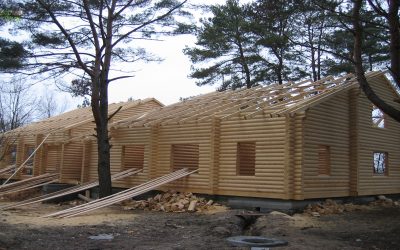 Construction Log Cabine in Ukraine, https://eco-log-house.com/
