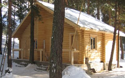 Construction Log Cabine of Kızılcıhamam-Turkey house, https://eco-log-house.com/