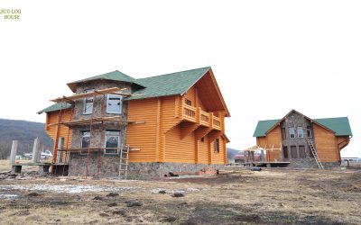Construction of wooden houses in Ukraine